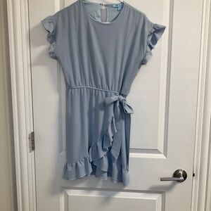 She & Sky blue dress